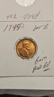 wheat penny 1945S LINCOLN CENT GEM RED BU 1945-S NICE GEM RED UNC LOT #B