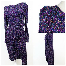 ASTR The Label Dress S Whimsigoth All Over Print Ruffle Dark Coquette Goth