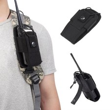 Outdoor Tactical Molle Radio Walkie Talkie Bag Holder Magazine Pouch Pocket Case