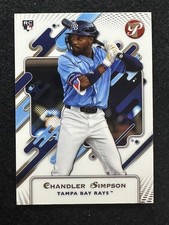 2025 Topps Pristine #225 Chandler Simpson, Tampa Bay Rays RC