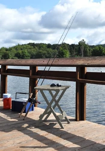 Mesa auxiliar plegable Adams Quik - gris Foto 4 de 4