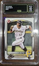 2025 Bowman - Prospects Konnor Griffin #BP-86  GMA GEM MINT 10!!  🔥🔥🔥