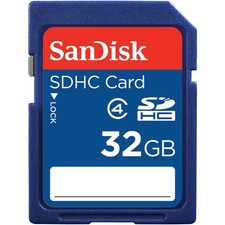 SanDisk 32GB SDHC Class 4 Memory Card
