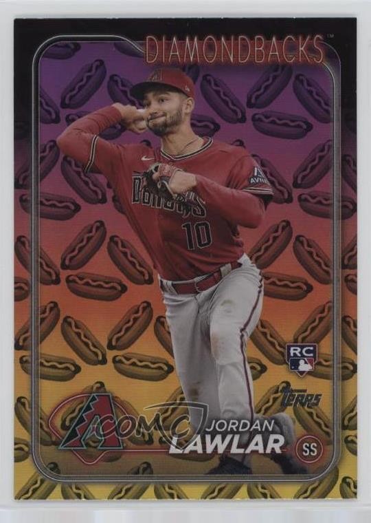 2024 Topps Series 2 Hot Dogs Jordan Lawlar #451 8e3