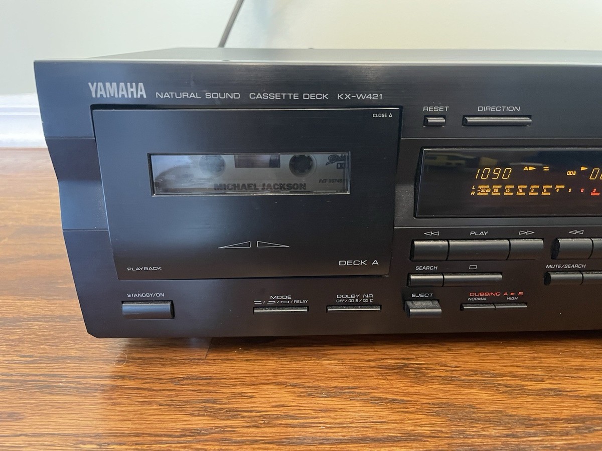 Yamaha KX-W421 Natural Sound Double Cassette Deck (SERVICED) | eBay Yamaha KX-W421 Natural Sound Double Cassette Deck (SERVICED) | eBay