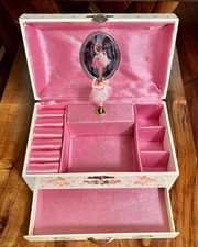 Vintage 1993 Ballerina Music Jewelry Box Music And Ballerina Both Work 