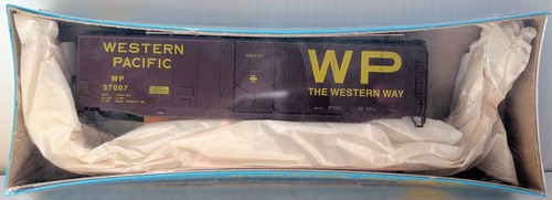 KIT DE COCHE CAJA PD ATHEARN #1323 WESTERN PACIFIC 50 ft WP 37007 *NOS* ROJO ÍNDIGO AMARILLO | Zustand: New