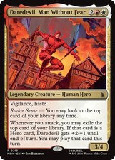 Daredevil, Man Without Fear 213 Rare Marvel Super Heroes Magic: The Gathering NM
