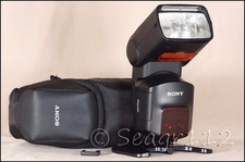 Sony Alpha HVL-F60AM Wireless Flash w/ Case, Stand and Dedicated Diffuser - Mint