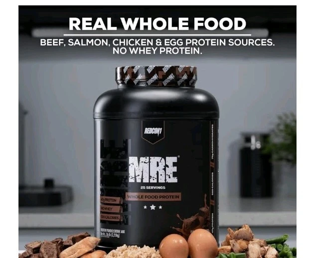 REDCON1 MRE 7.16 lb Protein Powder, Fudge Brownie - Meal Replacement Blend 12/27 - Image 2 of 4