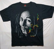 Bob Marley Kaya Man Shirt Size Large Zion Collection Y2k Rasta Music Vintage Y2k