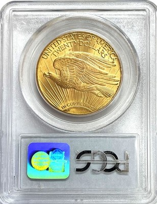 1927 GOLD US $20 SAINT GAUDENS DOUBLE EAGLE COIN PCGS MINT STATE