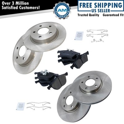 Front & Rear Ceramic Disc Brake Pads & Rotor Kit for Mazda 3 New