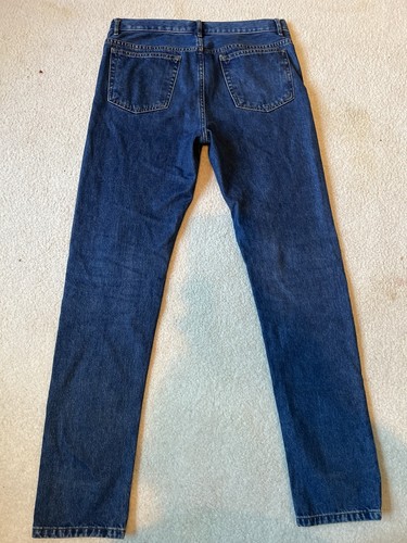 A.P.C. Jeans Herren 32x33 Blau Petit Neu Standard Denim Knopfleiste Hose - Bild 2 von 7