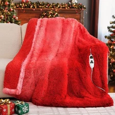 Heated Electric Blanket Twin,Warm Winter Birthday Gifts for Women Her Grandma...