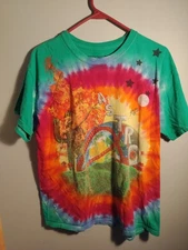 Astroworld T-shirt Men Tie Dye Travis Scott 2018 Rap Album Rapper Rap Tee Size L