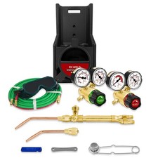 RX WELD Light Duty Oxy-Fuel Welding and Cutting Torch Kit Black
