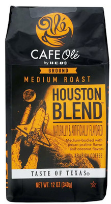 H-E-B Café Olé Houston Blend Ground Coffee 12 oz | Medium Roast | Fresh