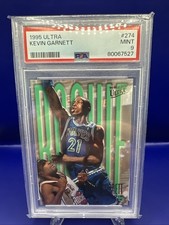 1995-96 Fleer Ultra Kevin Garnett #274 Rookie Minnesota Timberwolves PSA 9
