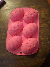 Silicone Choclate Easter Egg Mold Candy Ice Cube Soap Resin Cake NEW