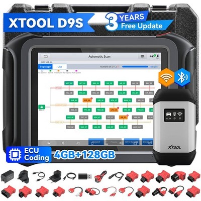 2026 XTOOL D9S Topology Online Coding Car Full System Diagnostic Scanner Tool