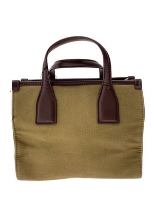 ZARA handbag, canvas, camel