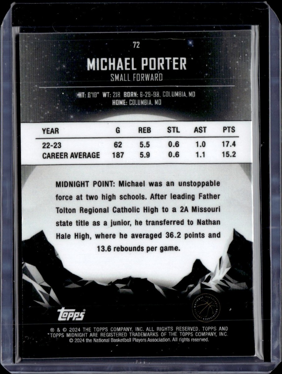 NBA カード Michael Porter JR RC 直筆サイン 199シリ マイケル・ジョーダン史上最も重要なNBAカードがオークションに