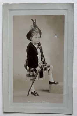 AK: Wee Georgie Wood, Comedian, Music Hall, Echtfoto, um 1905