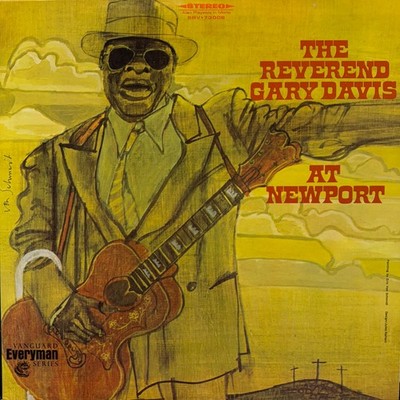 REV. GARY DAVIS ''At Newport'' SRV-73008 VANGUARD EVERYMAN CLASSICS vinyl reissue