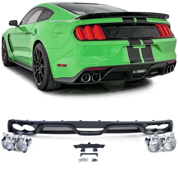 Diffuseur arrière Look GT350 Mustang 14-17 solution style agressif pare-chocs
