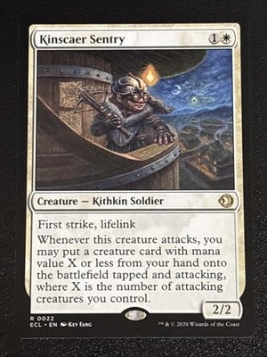 MTG Lorwyn Eclipsed Kinscaer Sentry 0022 NM Rare