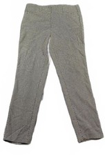 Rafaella Comfort Women's Black and White Patterned Dress Pants, Size 12