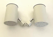 Universal Track Lighting Housing  Rail Mount White  Fixture Spotlight - Set of 2
