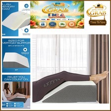 Leg Elevation Pillow After Surgery 7 Inch Flat Top Wedge Bolster for Legs Foot