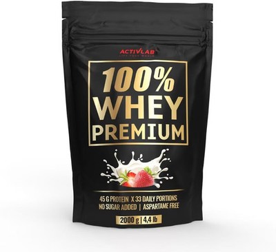 Activlab 100% Whey Premium, 2000 g Beutel, Strawberry