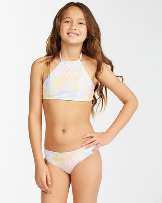 Billabong Girl's On A Rainbow High Neck 2 Piece Bikini Set | eBay