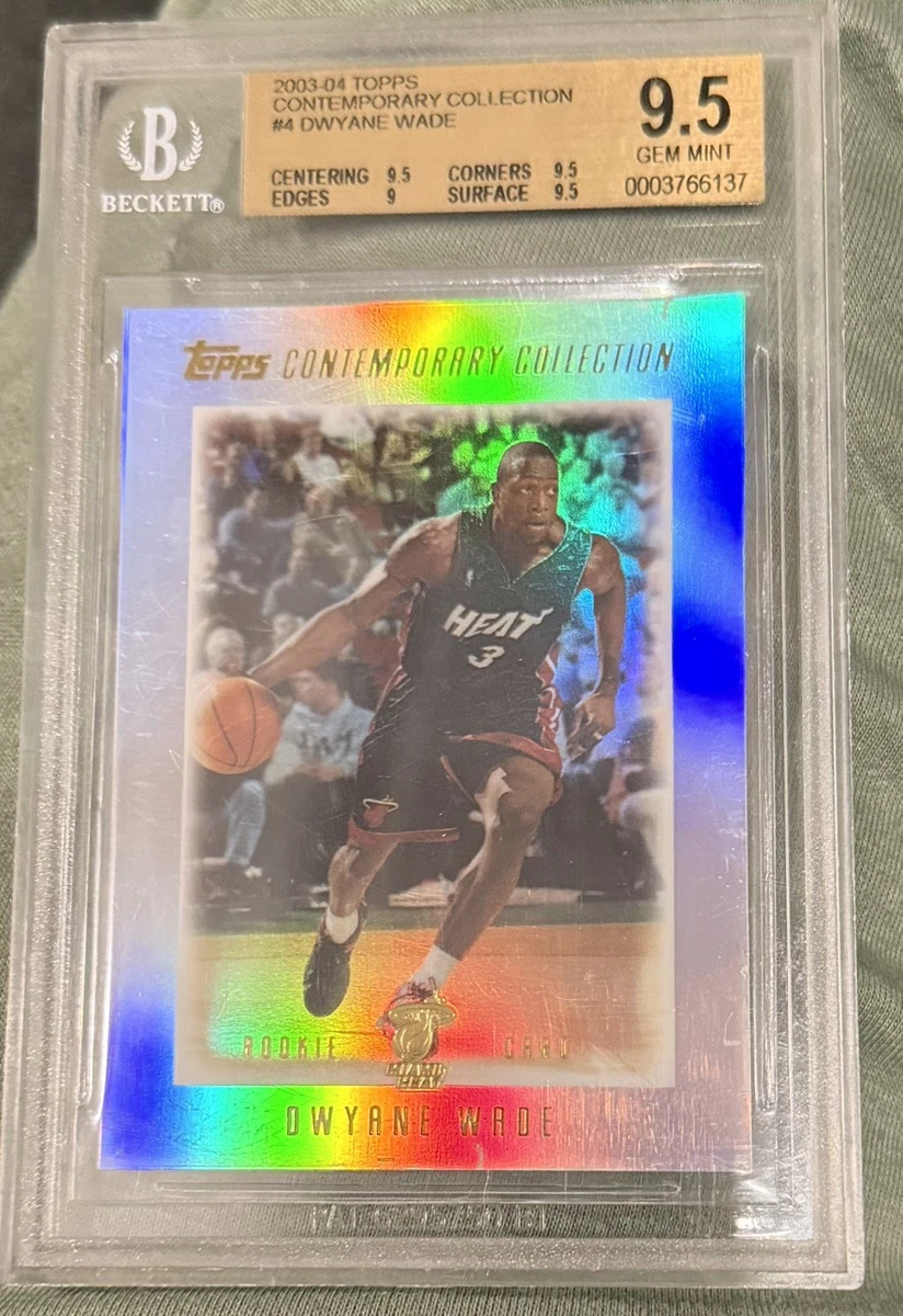 Dwyane Wade Topps Chrome PSA9 ルーキーカード 25+ Topps Dwyane Wade Basketball Sports Trading Card Singles for