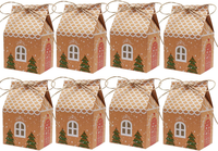 24 StüCk Geschenkbox Weihnachten, Adventskalender HäUschen