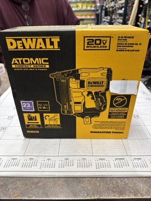 DEWALT Atomic Compact 20V MAX Brushless Cordless 23 Gauge Pin Nailer (Bare Tool)