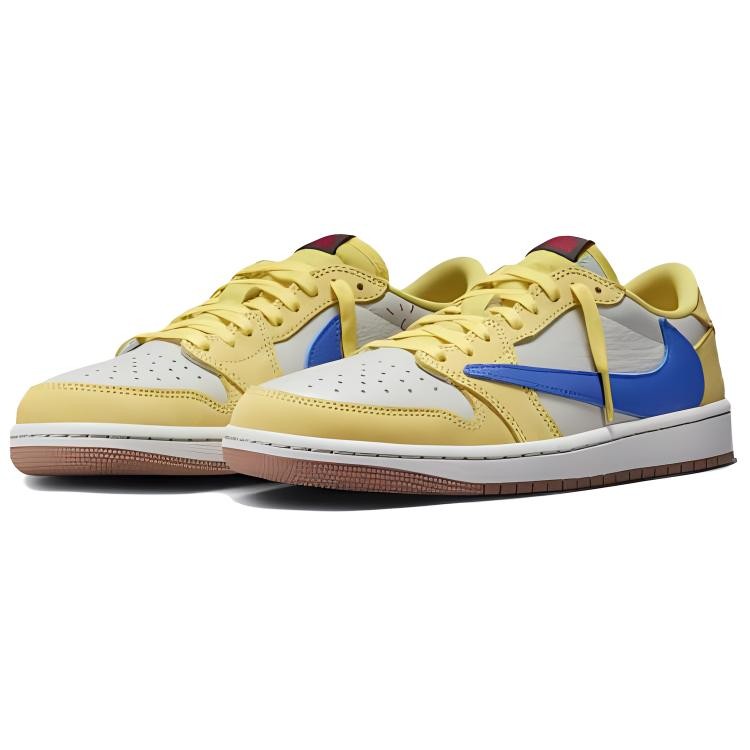Travis Scott x Air Jordan 1 Retro OG SP Low Canary W - DZ4137-700