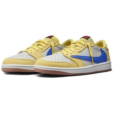 Travis Scott x Air Jordan 1 Retro OG SP Low Canary W - DZ4137-700