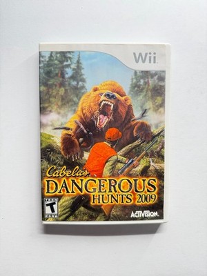 Cabela's Dangerous Hunts 2009 Nintendo Wii Game Complete