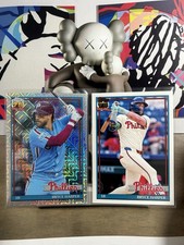 Topps Bryce Harper Phillies Chrome 75 Years Baseball 2Card Lot