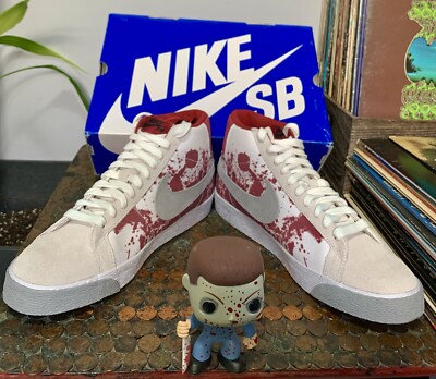 🔪🩸NEW 2009 NIKE SB “BLOOD SPATTER” DEXTER BLAZERS SZ 10 RARE