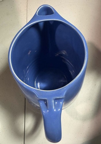 Vintage Oxfordware Pottery “Periwinkle Blue” Ceramic Pitcher - Picture 2 of 3