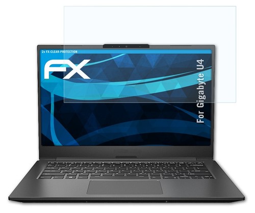 atFoliX 2x Schermbeschermer voor Gigabyte U4 Screen Protector duidelijk Folie - Afbeelding 3 van 9