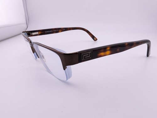 Versace Brille, nur Gestell, 1184 1269 braun, 53-18-140, Metall, Italy - Bild 5 von 14