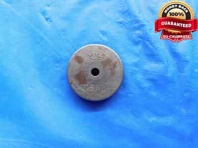 .1251 CARBIDE MASTER PLAIN BORE RING GAGE .1250 +.0001 OVERSIZE 1/8 3 mm CHECK
