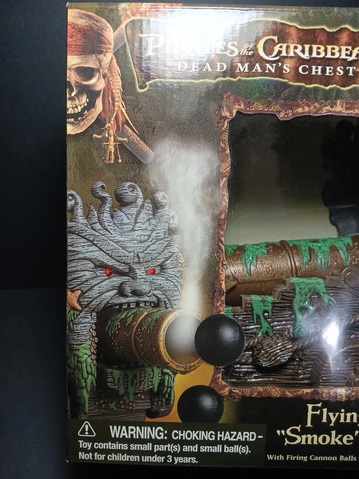 Piratas del Caribe Hombre Muerto Cofre Volador Holandés Explosión de Humo Canon Nuevo Foto 2 de 4