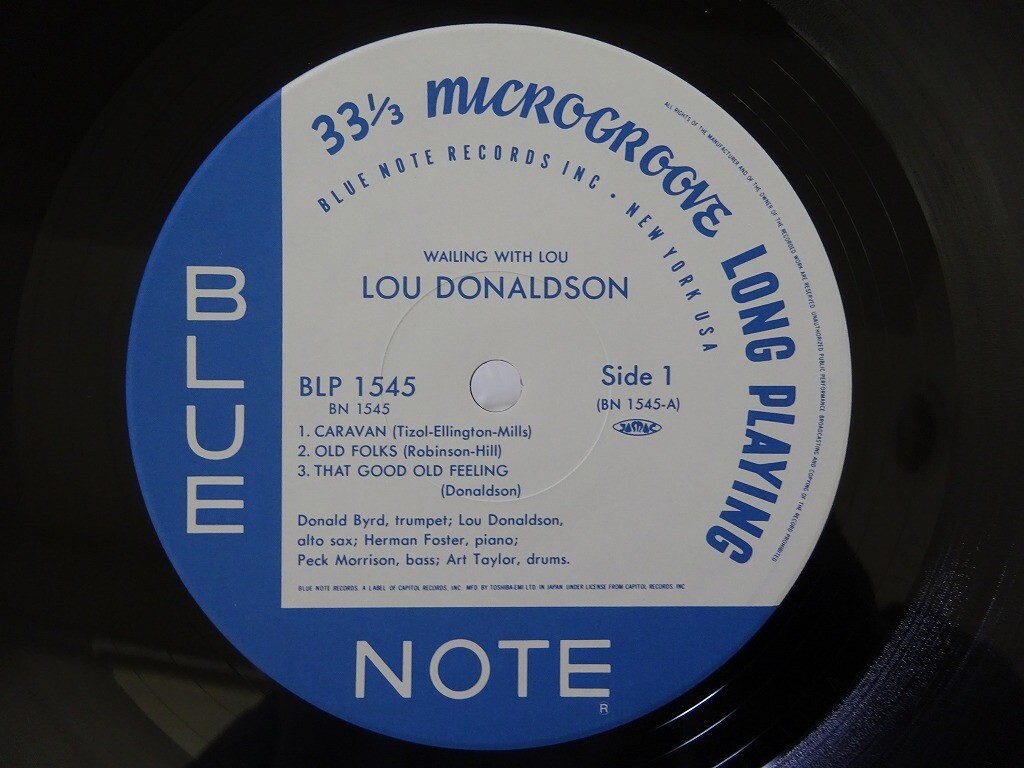 その他 LP Lou Donaldson Wailing With Lou BN1545,BLP1545 BLUE NOTE /00260 Lou Donaldson Quintet – Wailing With Lou – Vinyl (LP, Album